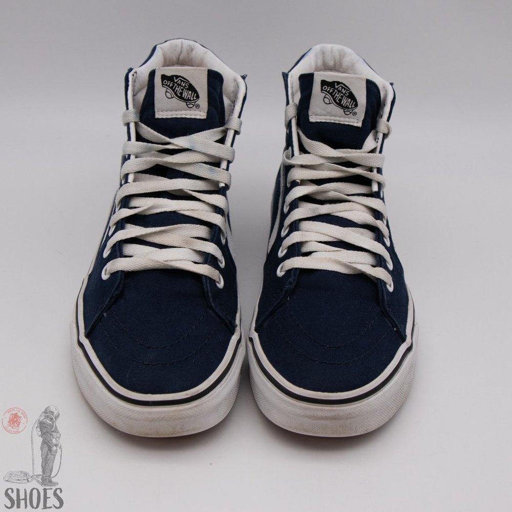 Vans Blue Canvas High-Top - Women's 9.5 - Picture 3 of 13